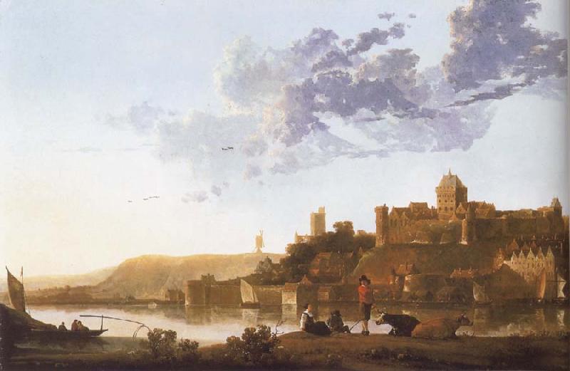 Aelbert Cuyp View of the Valkhof at Nijmegen oil painting image